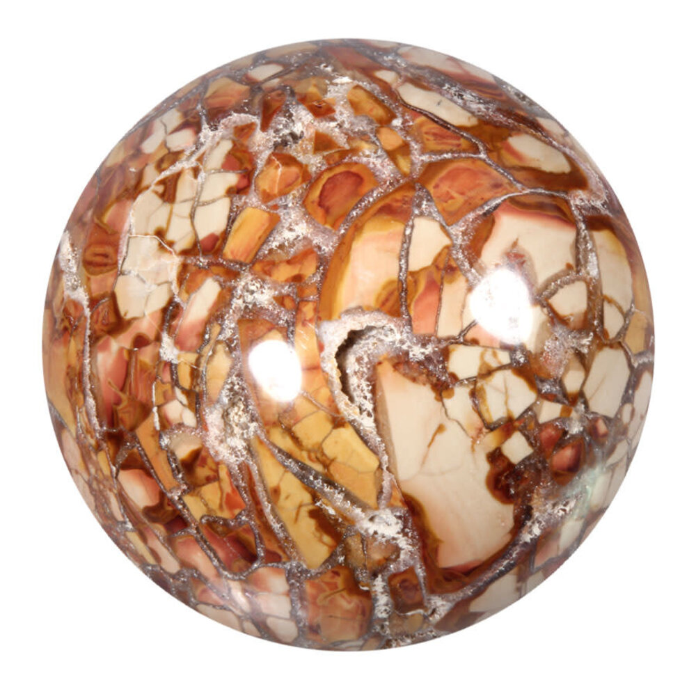 Jaspis (breccie) bol 84 mm | 996 gram Jaspis (breccie) bol 84 mm | 996 gram