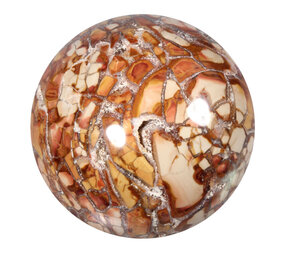 Jaspis (breccie) bol 84 mm | 996 gram Jaspis (breccie) bol 84 mm | 996 gram