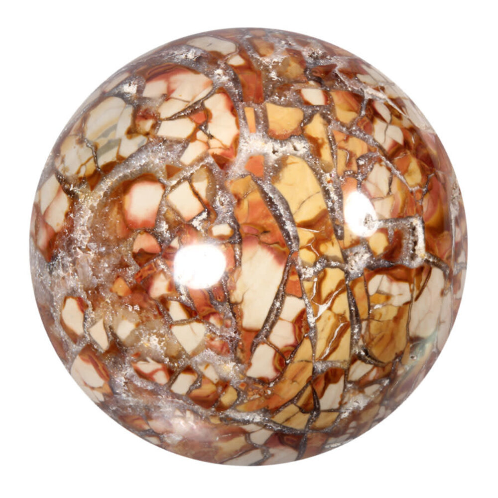 Jaspis (breccie) bol 84 mm | 996 gram Jaspis (breccie) bol 84 mm | 996 gram