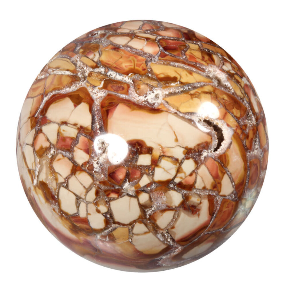 Jaspis (breccie) bol 84 mm | 996 gram Jaspis (breccie) bol 84 mm | 996 gram