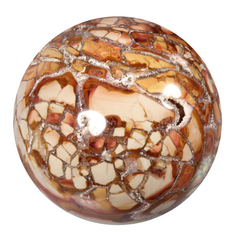 Jaspis (breccie) bol 84 mm | 996 gram Jaspis (breccie) bol 84 mm | 996 gram