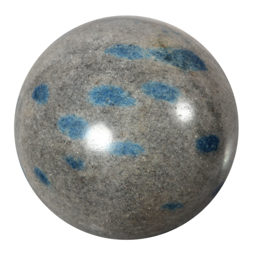 Spinel (blauw) in matrix bol 68 mm | 445 gram Spinel (blauw) in matrix bol 68 mm | 445 gram