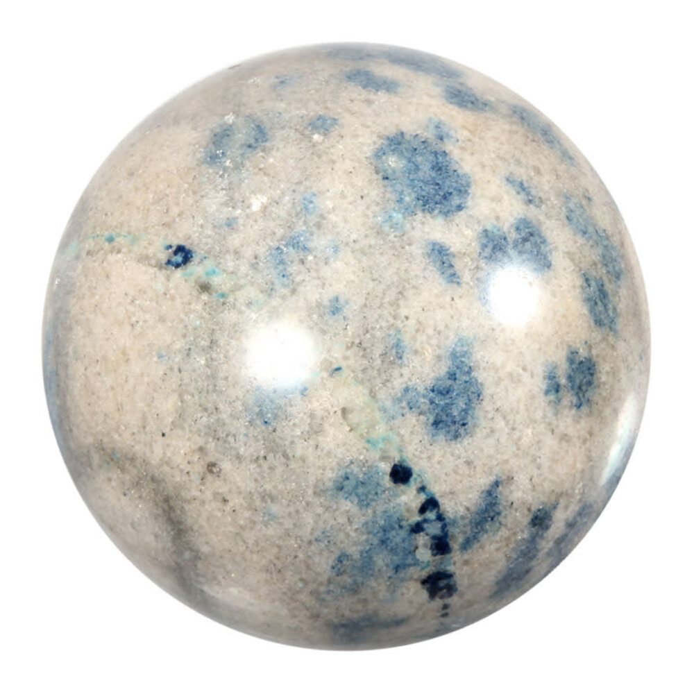 Spinel (blauw) in matrix bol 70 mm | 480 gram Spinel (blauw) in matrix bol 70 mm | 480 gram