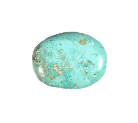 Chrysocolla steen plat gepolijst klein Chrysocolla steen plat gepolijst klein