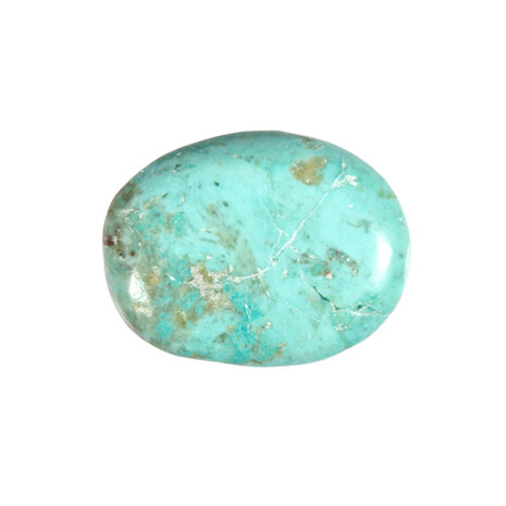 Chrysocolla steen plat gepolijst klein Chrysocolla steen plat gepolijst klein