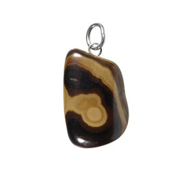 Schalenblende hanger met zilveren oogje Schalenblende hanger met zilveren oogje