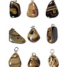 Schalenblende hanger met zilveren oogje Schalenblende hanger met zilveren oogje