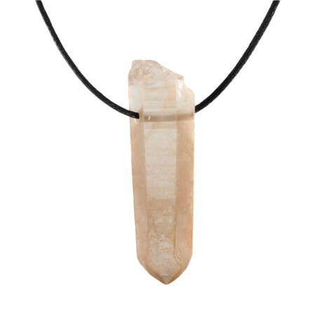 Golden healer (limonietkwarts) hanger kristal doorboord