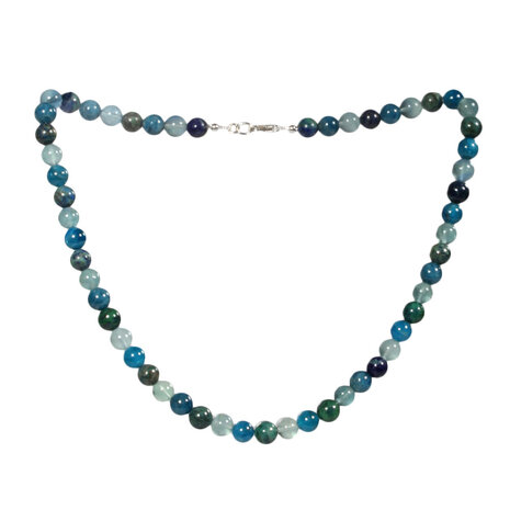 Ketting gewrichten 8 mm kralen Ketting gewrichten 8 mm kralen