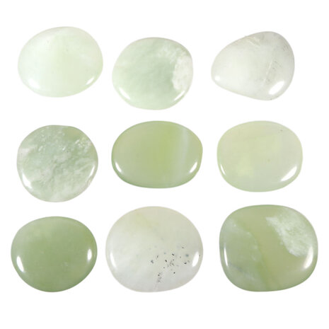 Serpentijn steen plat gepolijst