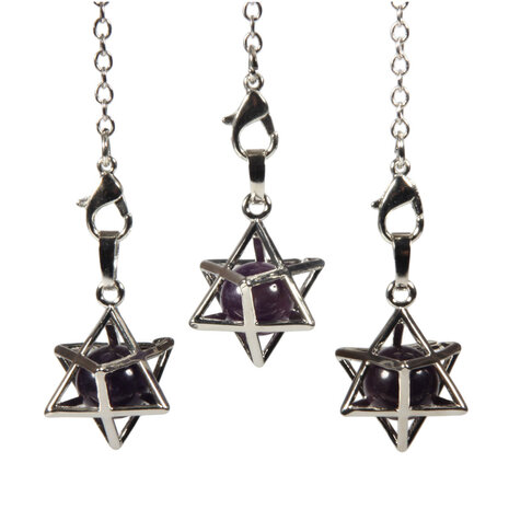 Amethist pendel | Merkabah Amethist pendel | Merkabah