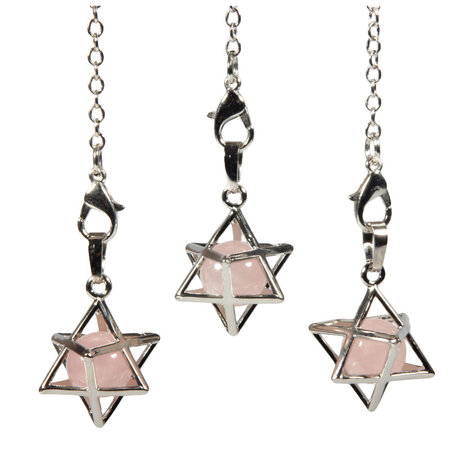 Rozenkwarts pendel | Merkabah Rozenkwarts pendel | Merkabah