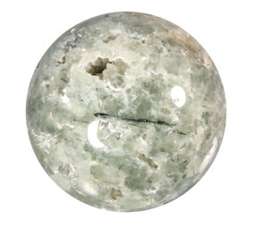 Prehniet met toermalijn bol 63 mm | 350 gram Prehniet met toermalijn bol 63 mm | 350 gram