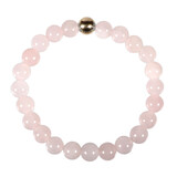 Rozenkwarts armband 18 cm | 8 mm kralen Rozenkwarts armband 18 cm | 8 mm kralen