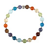 Zilveren armband chakra 6 mm kralen Zilveren armband chakra 6 mm kralen