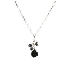 Zilveren ketting tros zwarte magie (bescherming) Zilveren ketting tros zwarte magie (bescherming)