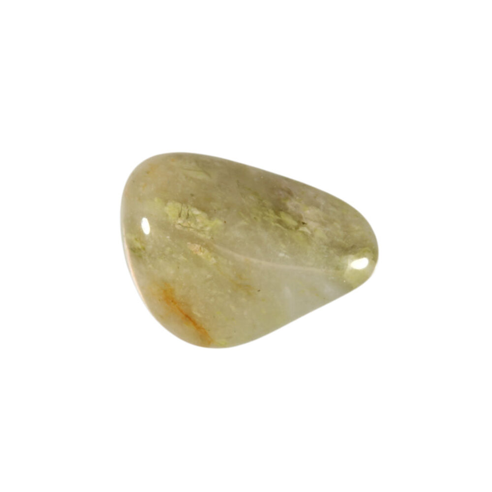 Kwarts (groen) steen getrommeld | middel (M) Kwarts (groen) steen getrommeld | middel (M)