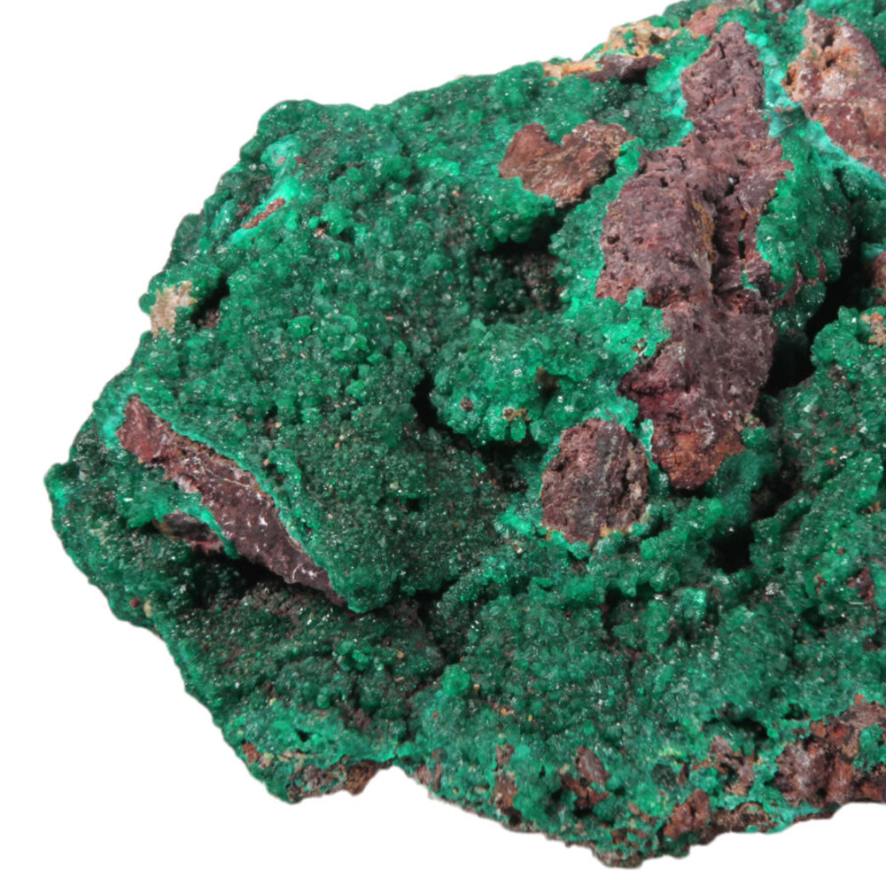 Dioptaas kristallen op matrix A-kwaliteit | 1867 gram Dioptaas kristallen op matrix A-kwaliteit | 1867 gram