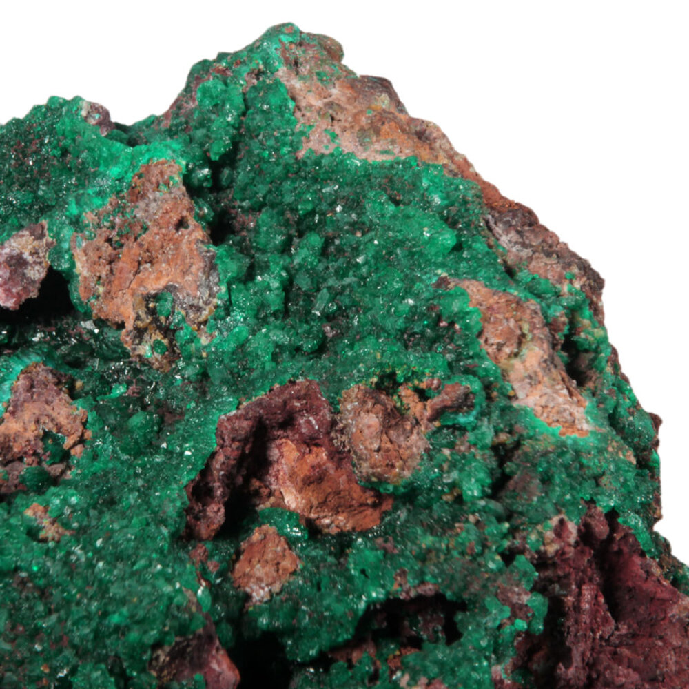 Dioptaas kristallen op matrix A-kwaliteit | 1867 gram Dioptaas kristallen op matrix A-kwaliteit | 1867 gram