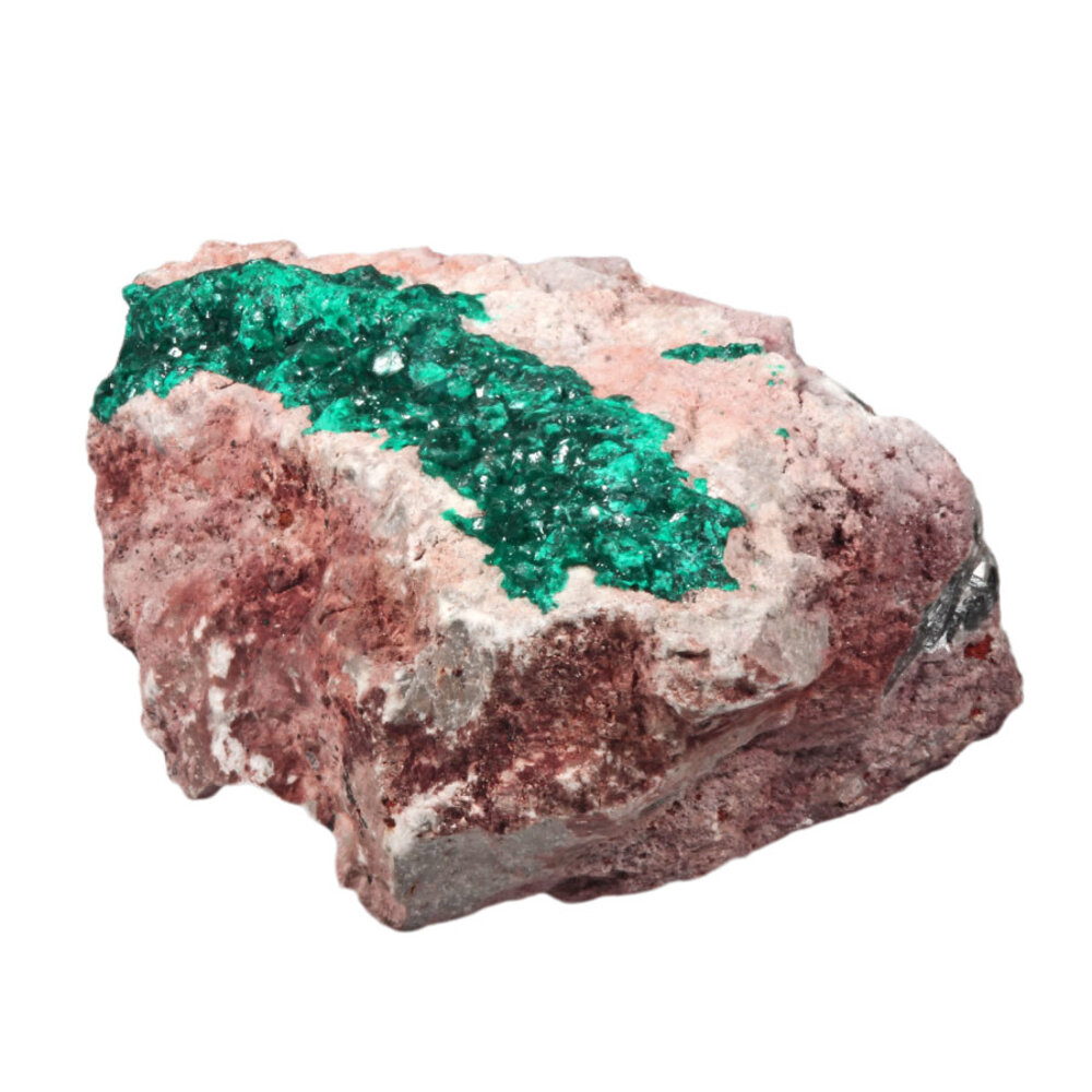 Dioptaas A-kwaliteit kristallen op matrix | 2913 gram Dioptaas A-kwaliteit kristallen op matrix | 2913 gram