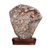 Chalcedoonroos ruw 21 x 20 x 6 cm | 3129 gram Chalcedoonroos ruw 21 x 20 x 6 cm | 3129 gram