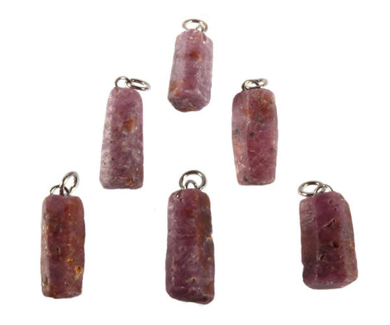 Robijn hanger kristal