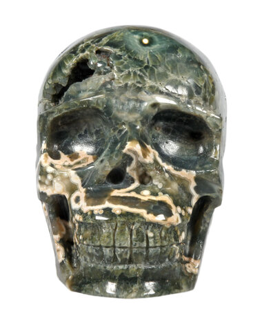 Jaspis oceaan kristallen schedel 10 x 13,5 x 8 cm | 1621 gram Jaspis oceaan kristallen schedel 10 x 13,5 x 8 cm | 1621 gram