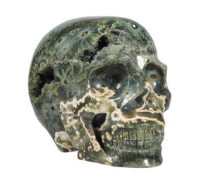 Jaspis oceaan kristallen schedel 10 x 13,5 x 8 cm | 1621 gram Jaspis oceaan kristallen schedel 10 x 13,5 x 8 cm | 1621 gram