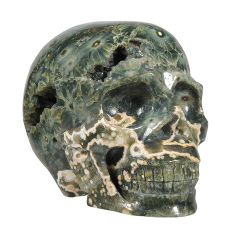 Jaspis oceaan kristallen schedel 10 x 13,5 x 8 cm | 1621 gram Jaspis oceaan kristallen schedel 10 x 13,5 x 8 cm | 1621 gram