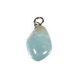 Aragoniet (blauw) hanger getrommeld