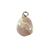 Amethist met chalcedoon hanger Amethist met chalcedoon hanger
