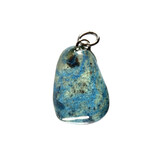 Azuriet-malachiet hanger getrommeld Azuriet-malachiet hanger getrommeld