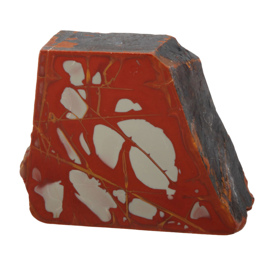 Jaspis (noreena) 1 zijde gepolijst 9,5 x 11 x 5 cm | 1067 gram