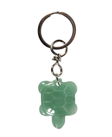 Aventurijn sleutelhanger schildpad Aventurijn sleutelhanger schildpad