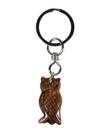 Tijgeroog sleutelhanger uil Tijgeroog sleutelhanger uil