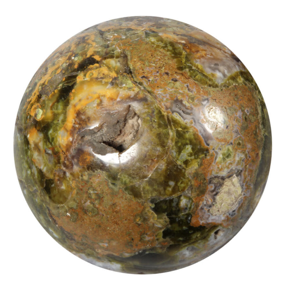 Opaal (groen) bol 100 mm | 1162 gram Opaal (groen) bol 100 mm | 1162 gram