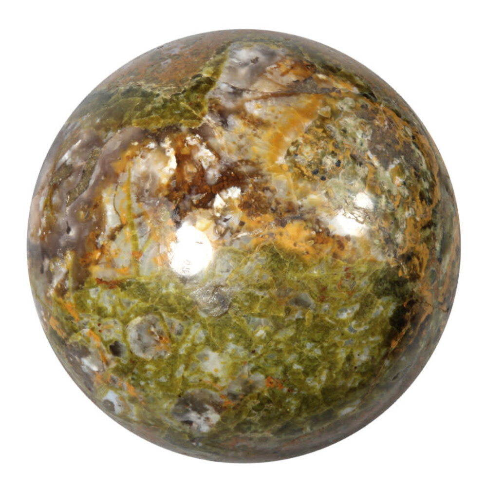 Opaal (groen) bol 100 mm | 1162 gram Opaal (groen) bol 100 mm | 1162 gram