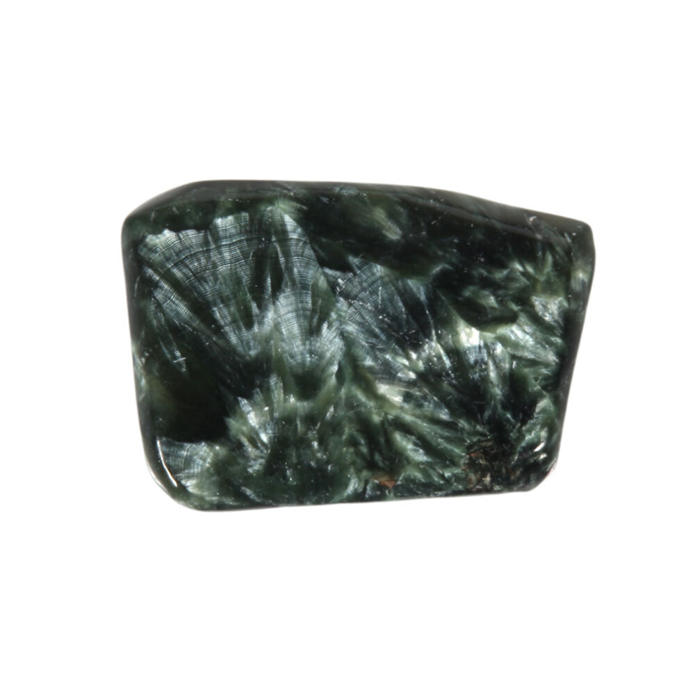 Serafiniet steen plat gepolijst Serafiniet steen plat gepolijst