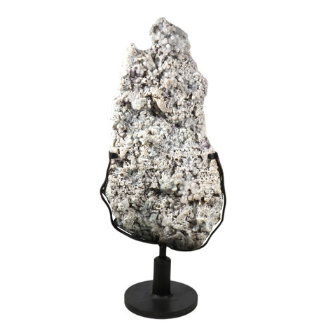 Amethistbloemen met chalcedoon cluster op standaard | 7550 gram Amethistbloemen met chalcedoon cluster op standaard | 7550 gram