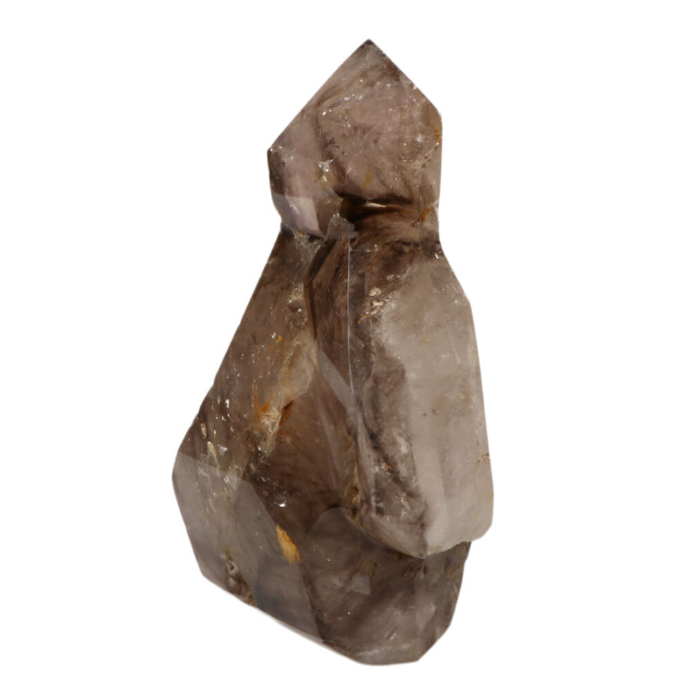 Rookamethist (enhydro) alligator kristal staand geslepen | 2187 gram Rookamethist (enhydro) alligator kristal staand geslepen | 2187 gram