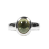 Zilveren ring moldaviet maat 17 | ovaal 9 x 7 mm Zilveren ring moldaviet maat 17 | ovaal 9 x 7 mm