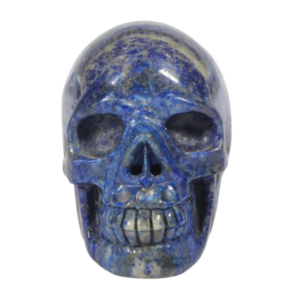 Lapis lazuli kristallen schedel 6,7 x 4,7 x 8 cm | 493 gram Lapis lazuli kristallen schedel 6,7 x 4,7 x 8 cm | 493 gram