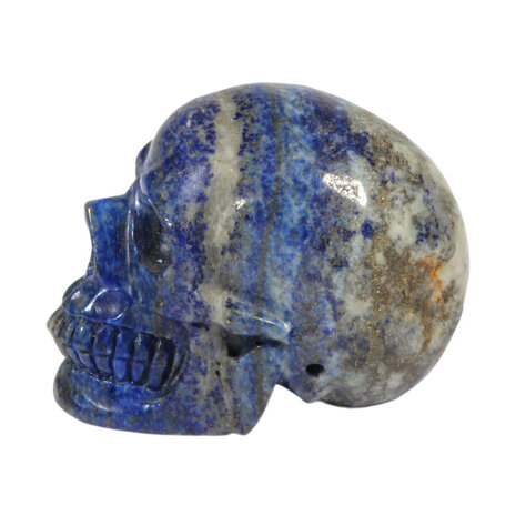 Lapis lazuli kristallen schedel 6,7 x 4,7 x 8 cm | 493 gram Lapis lazuli kristallen schedel 6,7 x 4,7 x 8 cm | 493 gram