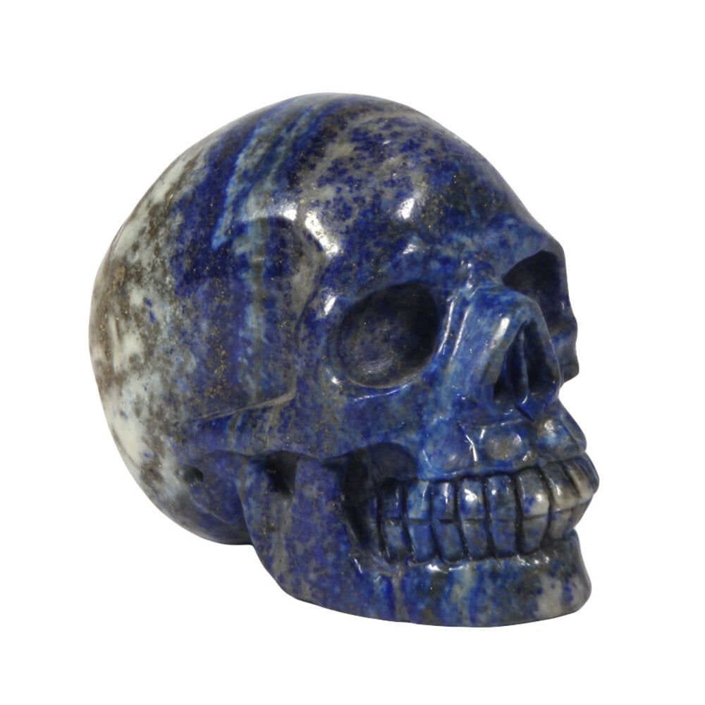 Lapis lazuli kristallen schedel 6,7 x 4,7 x 8 cm | 493 gram Lapis lazuli kristallen schedel 6,7 x 4,7 x 8 cm | 493 gram
