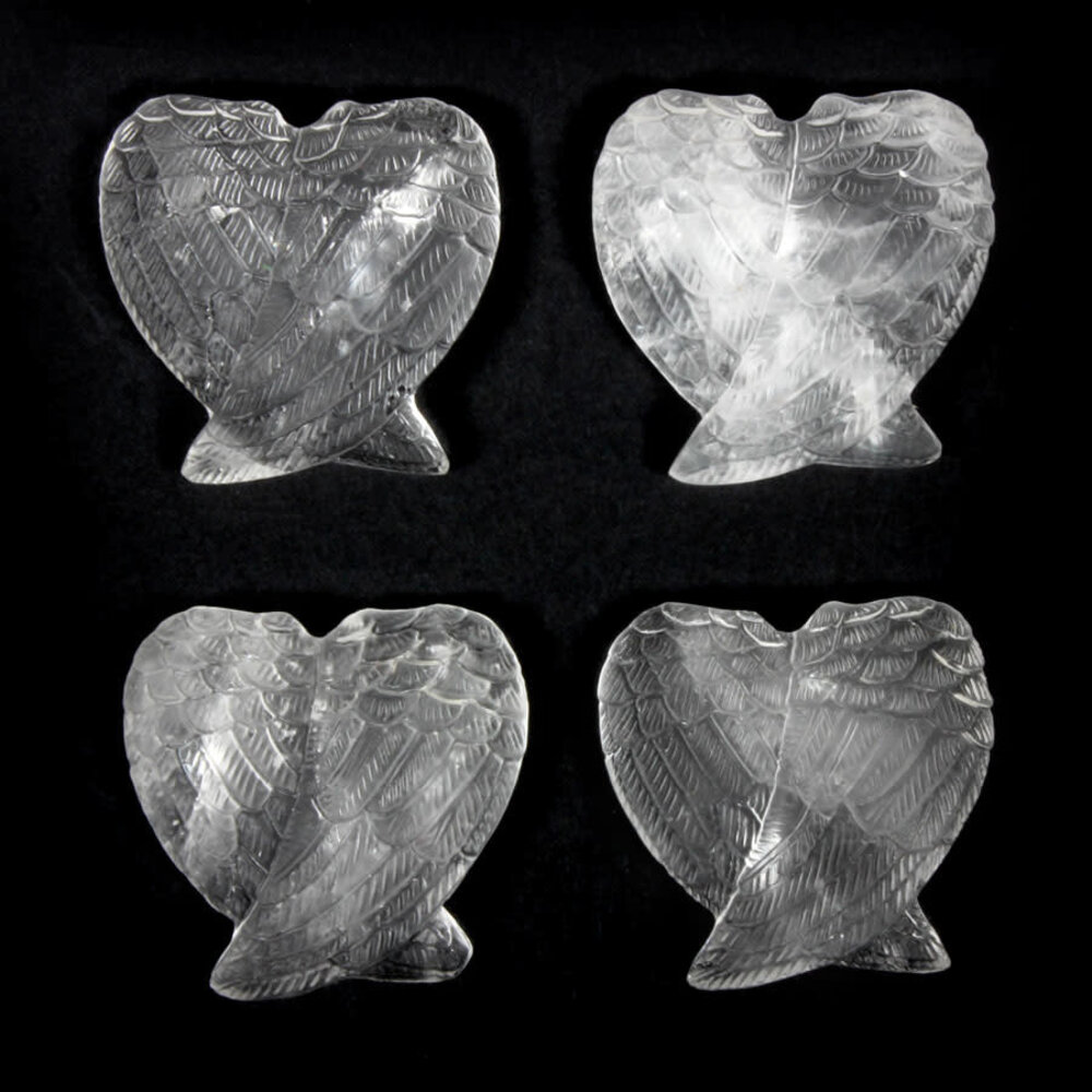 Bergkristal engelenvleugels 3,8 x 3,6 cm Bergkristal engelenvleugels 3,8 x 3,6 cm
