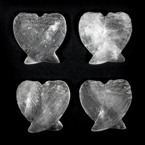 Bergkristal engelenvleugels 3,8 x 3,6 cm Bergkristal engelenvleugels 3,8 x 3,6 cm