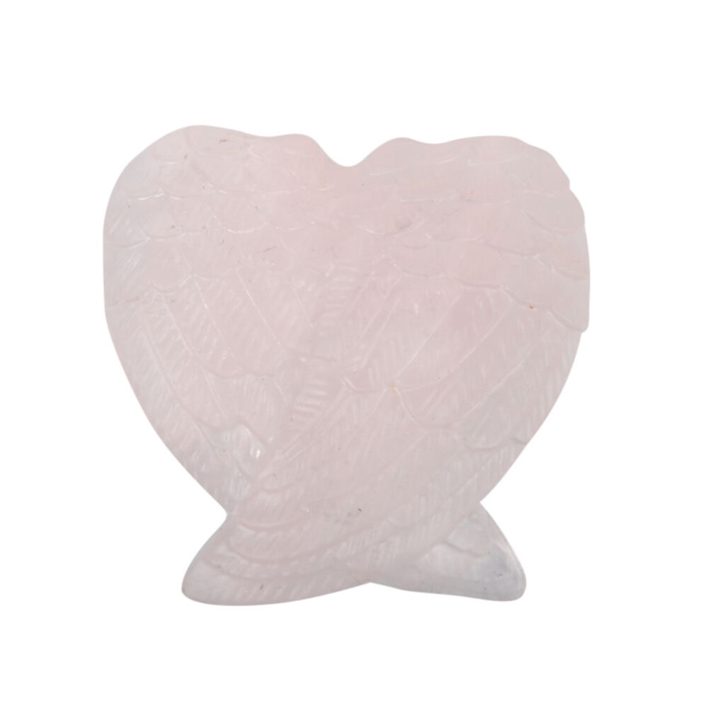 Rozenkwarts engelenvleugels 3,8 x 3,6 cm