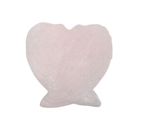 Rozenkwarts engelenvleugels 3,8 x 3,6 cm