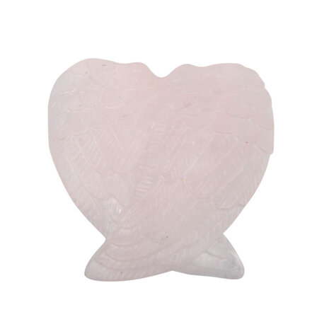 Rozenkwarts engelenvleugels 3,8 x 3,6 cm