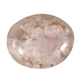 Agaat (bloem) steen plat gepolijst Agaat (bloem) steen plat gepolijst